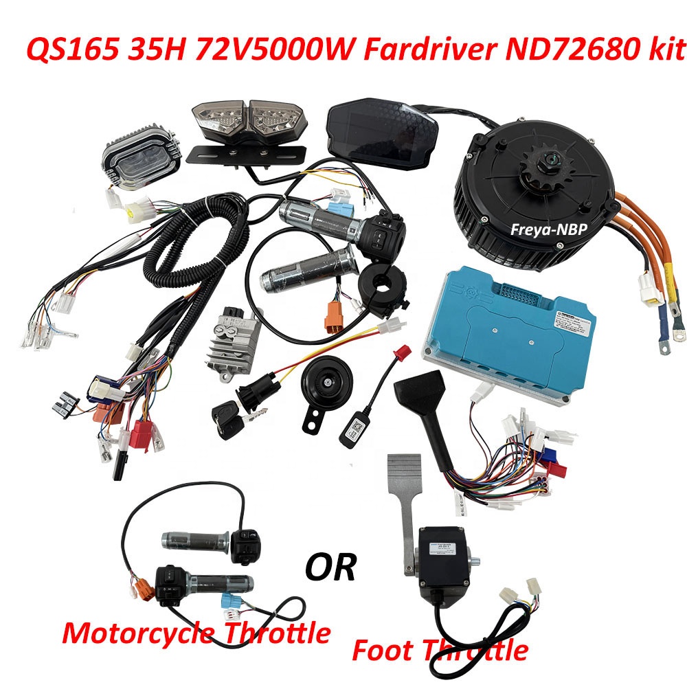 QS Motor QS165 5000W 72V 35H H - Mid Drive Motor Kit 72V 5000W recension och pris